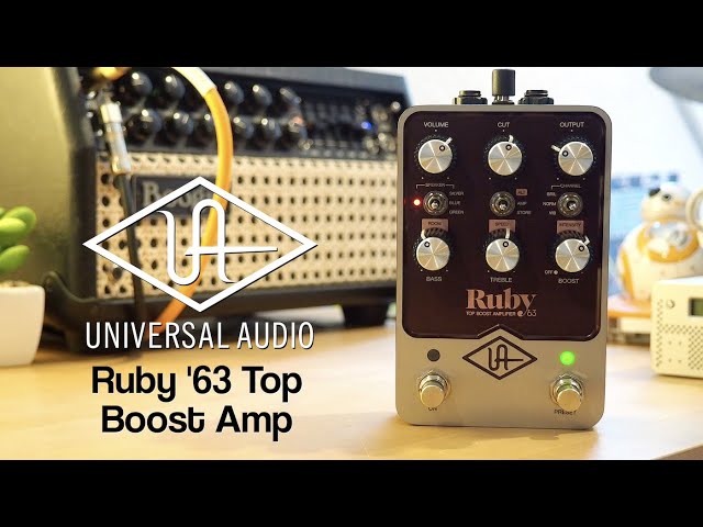 Universal Audio Ruby '63 Top Boost Amplifier | UAFX