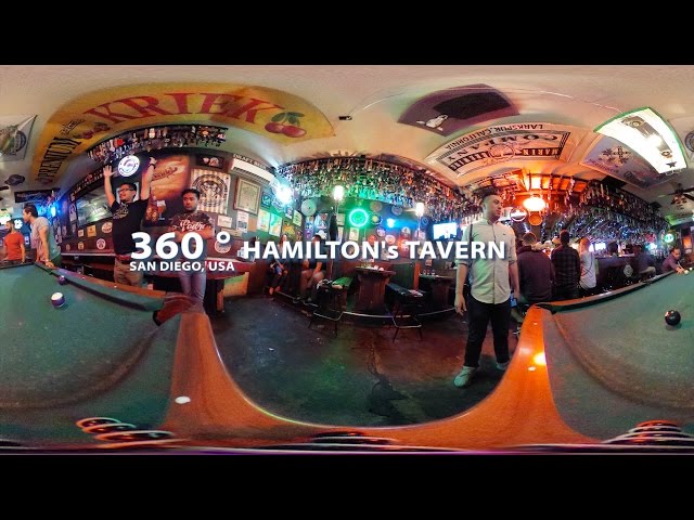 360 Degree Photo of Hamilton's Tavern Pool Table