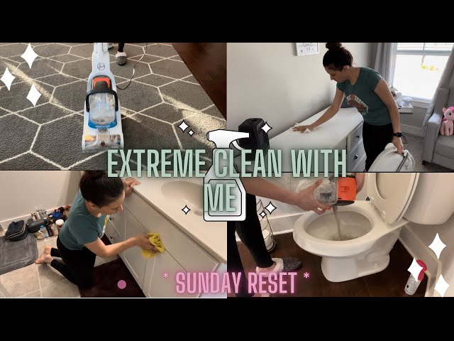 EXTREME CLEAN WITH ME 2022 | SPEED CLEAN | SUNDAY RESET| SAHM