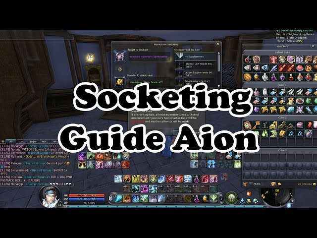 Manastones Socketing Guide - Mythic Gears Euro Aion 2024