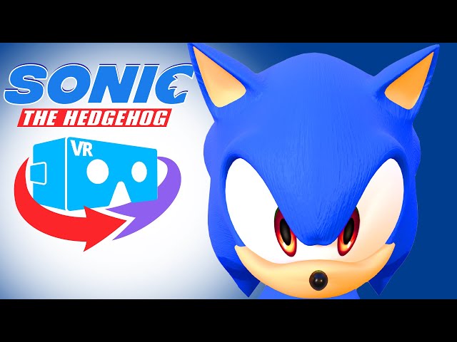 Sonic The Hedgehog Enters the World of Poppy Playtime | VR 360