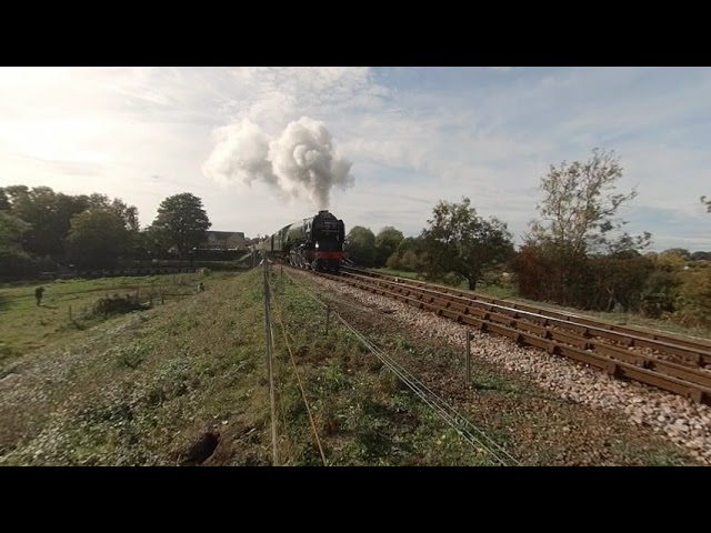 Nene Valley 3D Video Tornado Leaving Wansford