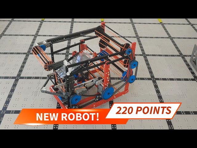 220 points - NEW VEX IQ Rapid Relay "Back-roller" Parallax robot reveal by Ben Lipper