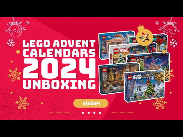 LEGO ADVENT CALENDARS 2024 UNBOXING / OPENING DAY 3