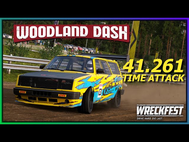 Wreckfest Tournament Time Attack – Woodland Dash – Pinehills Raceway Circuit 4