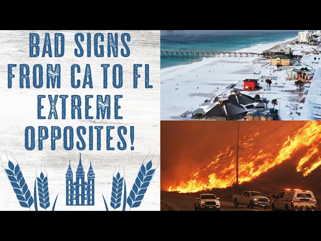 BAD Signs Surround Inauguration from CA to FL - Extreme Opposites!