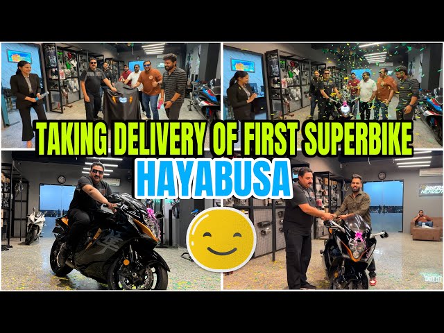 Taking Delivery of 1st Superbike Hayabusa | Most Reliable Super sports bike? #suzuki #suzukihayabusa