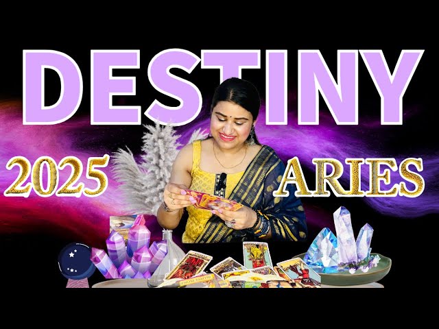 ✨ARIES✨(मेष राशिफल) What is written in your DESTINY in 2025#tarot #tarotreading #aries