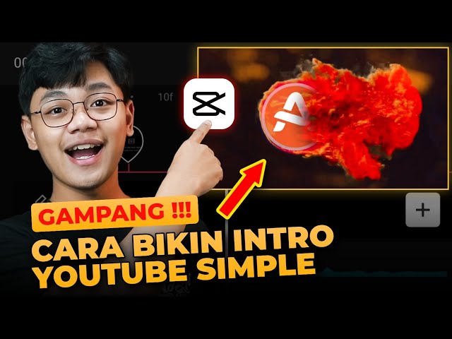 GAMPANG‼️ TUTORIAL MEMBUAT INTRO YOUTUBE DI CAPCUT - cara membuat intro logo cinematic di hp android