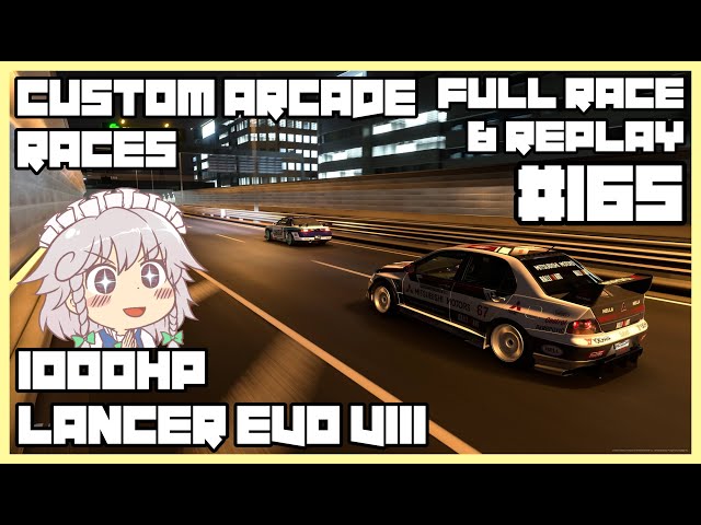 [Gran Turismo 7] Custom Arcade Races | 1000hp Lancer EVO VIII | Full Race & Replay | #165