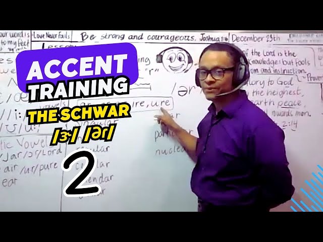 B2 Accent Training The Schwar /ɝ/ /əɾ/  PART 2 and Christmas Message