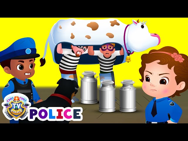 ChuChu TV Police Saving Milk - Narrative Story - Fun Cartoons for Kids