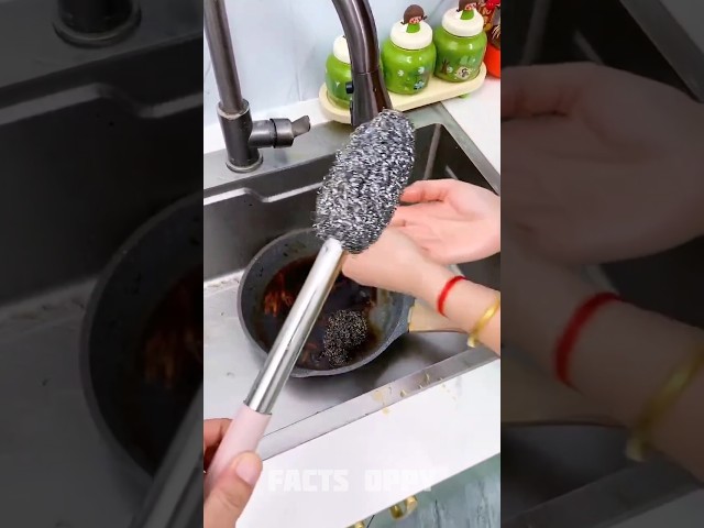 Pan Cleaner🤯 New Viral Gadgets, Smart Appliances, Kitchen Utensils/Home Inventions #shorts