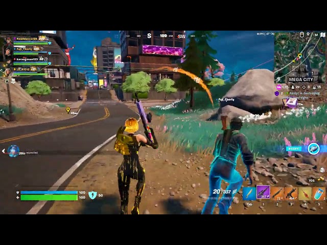 Fortnite S4C4 Gameplay Squad Zero Build Crowned Victory Royal 27 2023 10 17