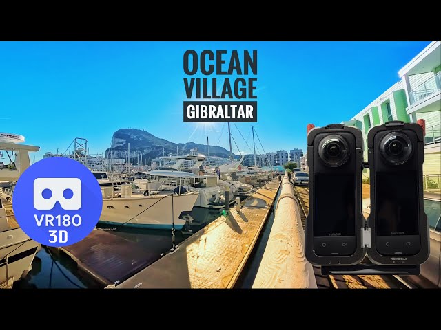 [8K][VR180][3D] Gibraltar - Ocean Village (Meta Quest 3 Optimised)