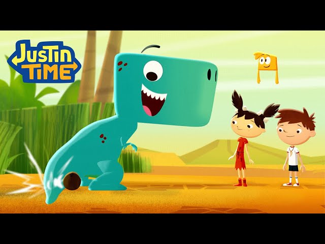 Dinosaurs and Wild Beasts! 🦖🌋 Justin Time 6 FULL EPISODES