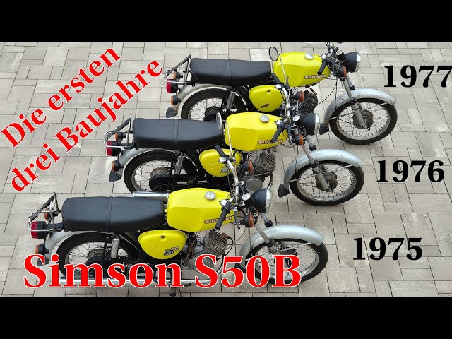 Originallackfetischist - Die ersten 3 Baujahre der Simson S50