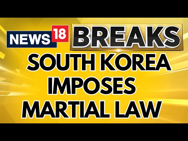 South Korea Vs North Korea | South Korea Imposes Emergency Martial Law | South Korea News | News18