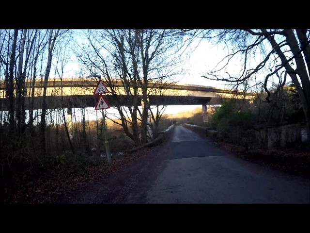 Scenic walk from Ty Risha to Swanee bridge along cycle track to Sarn December 26th 2016