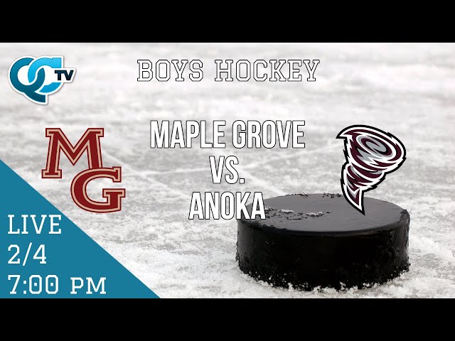 Boys Hockey: Maple Grove @ Anoka | Anoka High School | QCTV