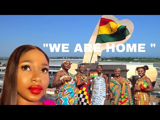 EMOTIONAL MOMENT AT THE KOTOKA AIRPORT AS MORE AFRICAN AMERICANS TRACE THEIR ROOT BACK TO GHANA 🇬🇭