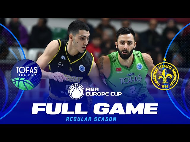 Tofas Bursa v Maroussi Basketball Club | Full Basketball Game | FIBA Europe Cup 2024-25