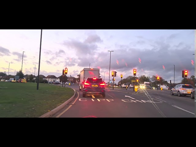 Driving 🚗  on M4 Motorway towards Slough Tuesday evening October (2)