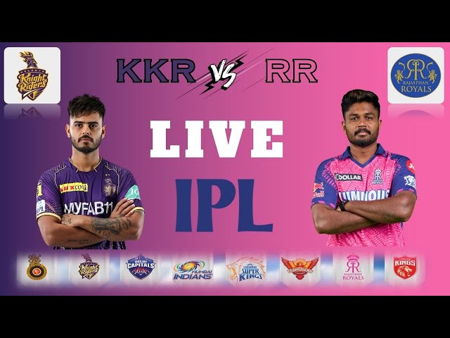 IPL Live | KKR vs RR IPL Live Match Today | Kolkata vs Rajasthan Live IPL Match | Cricket 22 Live