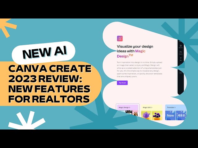 EP 35 Podcast: Canva Create 2023 Review: New Features for Realtors