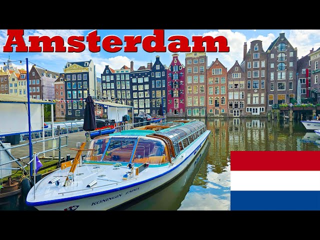 Walk Here: Amsterdam, Netherlands - Holland - 4k UHD 60fps