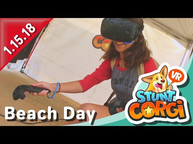 Stunt Corgi @ Fall SoCal Corgi Beach Day 2017!