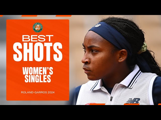 Women's singles best shots | Roland-Garros 2024