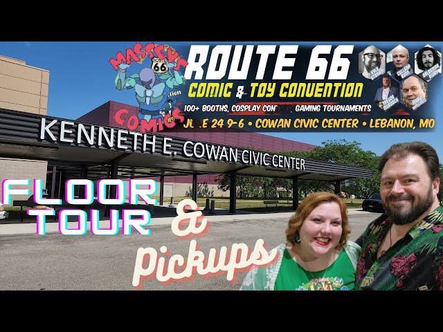 Route 66 Comic and Toy Convention 2023 -- Floor Tour & Pickups