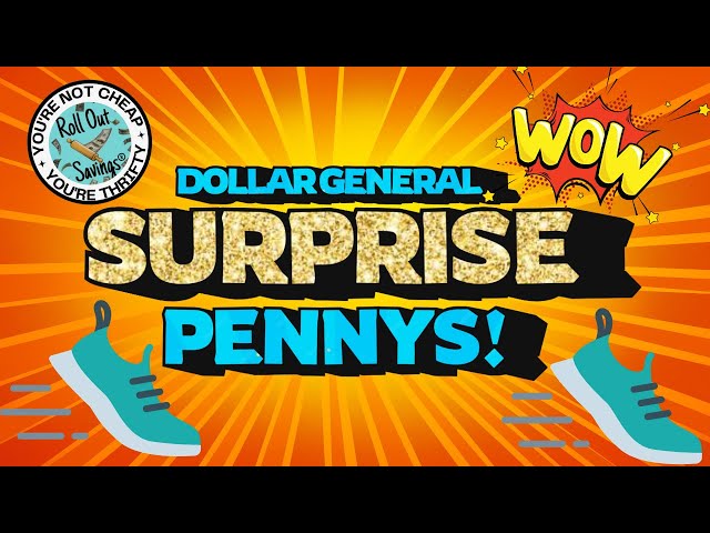 Surprise Pennies at Dollar General