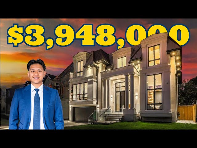 Touring a STUNNING $3.9M Dollar Custom Built Luxury Home In Toronto Ontario | Toronto Real Estate