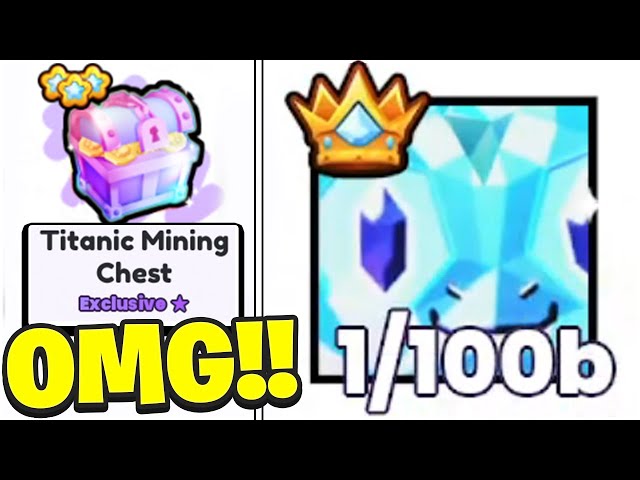 TITANIC Diamond Dragon Mining Chest Opening In Pets GO!