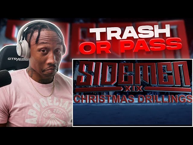 TRASH or PASS! Sidemen ft JME ( Christmas Drillings ) [REACTION!!!]