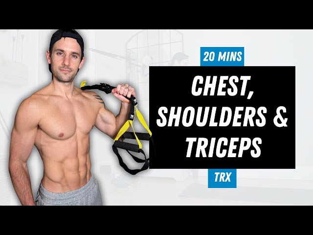 20 Min TRX PUSH WORKOUT - Chest, Shoulders & Triceps 💪