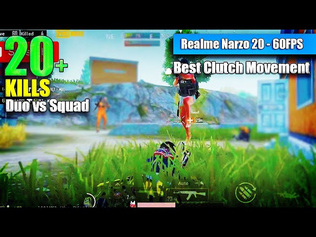 Realme Narzo 20 Pro Real FPS Test - Pubg Mobile Gaming Test - 60 or 40FPS Test | Best Sensitivity