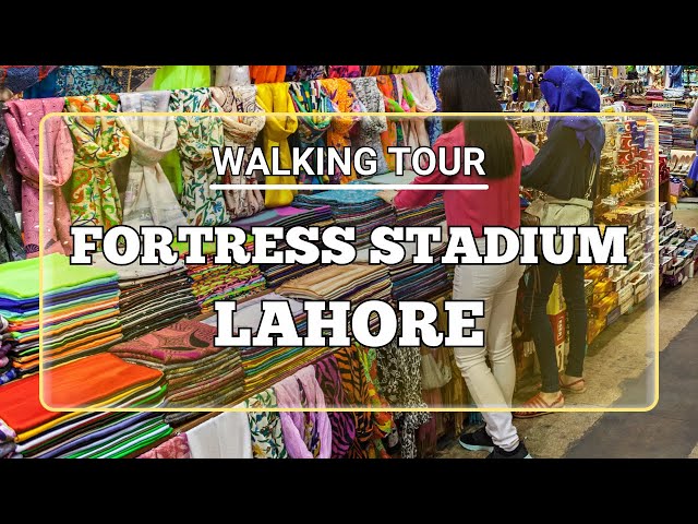 Lahore Fortress Stadium | Lahore City Tour 4K | Pakistan City Walking Tour | Lahore Walking Tour