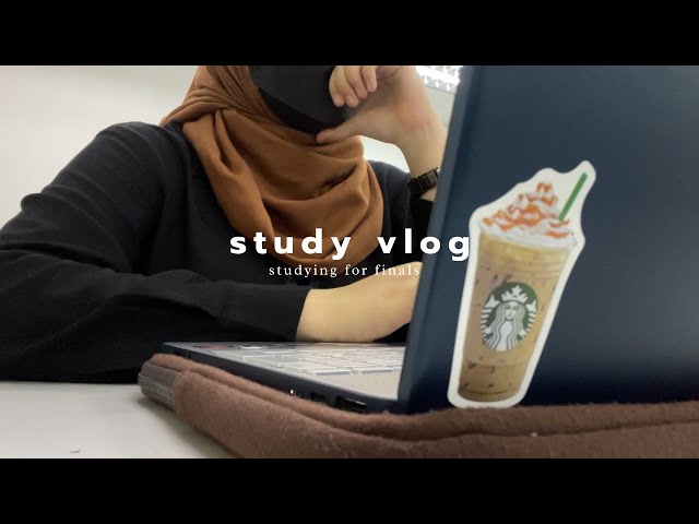 study vlog 📚 | preparing for finals, way too much studying + more || 📍bac college, Malaysia