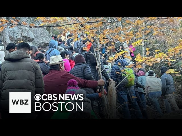 Leaf-peepers flood New Hampshire trails creating unsafe conditions