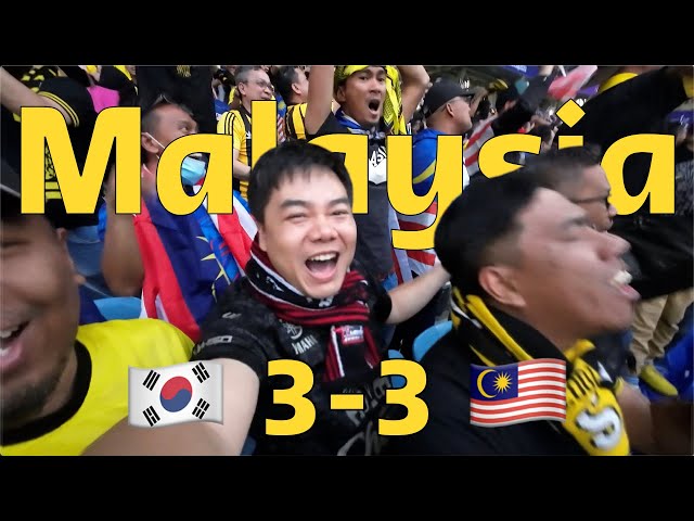 Chinese football fan cheer for Malaysia with Ultras Malaya | South Korea 3-3 Malaysia | Asian Cup