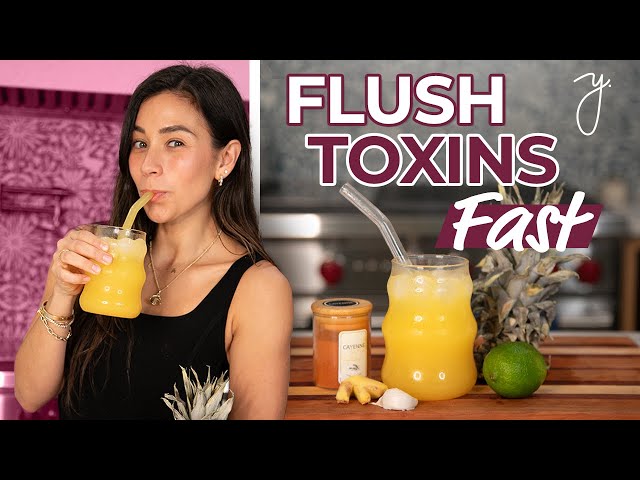 PINEAPPLE GARLIC DETOX JUICE 🍍🧄 | Anti-Inflammatory, Gut Cleanser & Immune Booster