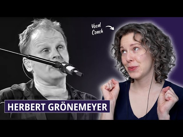 Vocal Coach Hears "Der Weg" for the First Time - Herbert Grönemeyer Reaction and Vocal Analysis