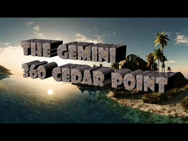 4k,360 VR video, The Gemini Cedar Point, コースター VR, videos 360 vr