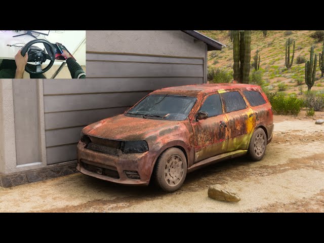 Rebuilding DODGE DURANGO SRT Forza Horizon 5 ( steering wheel gameplay )