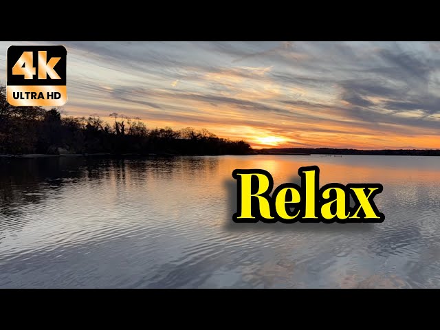 Relaxing Calming Water Scenes for Stress Relief | 4K Ultra HD Meditation & Sleep Aid