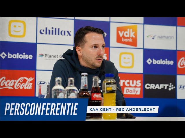 🎙️ Persconferentie na KAA Gent - RSC Anderlecht