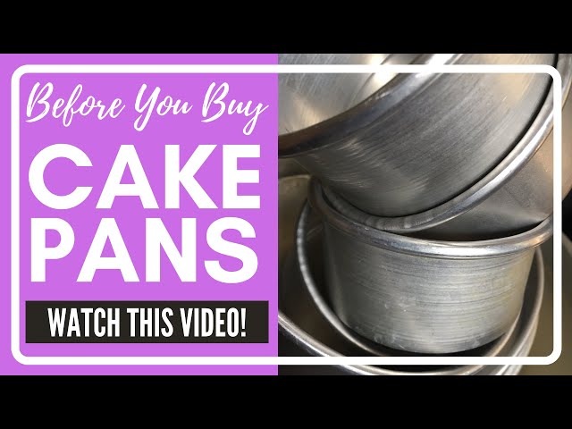 How to Buy Cake Pans | Tips for Cake Decorating Beginners!